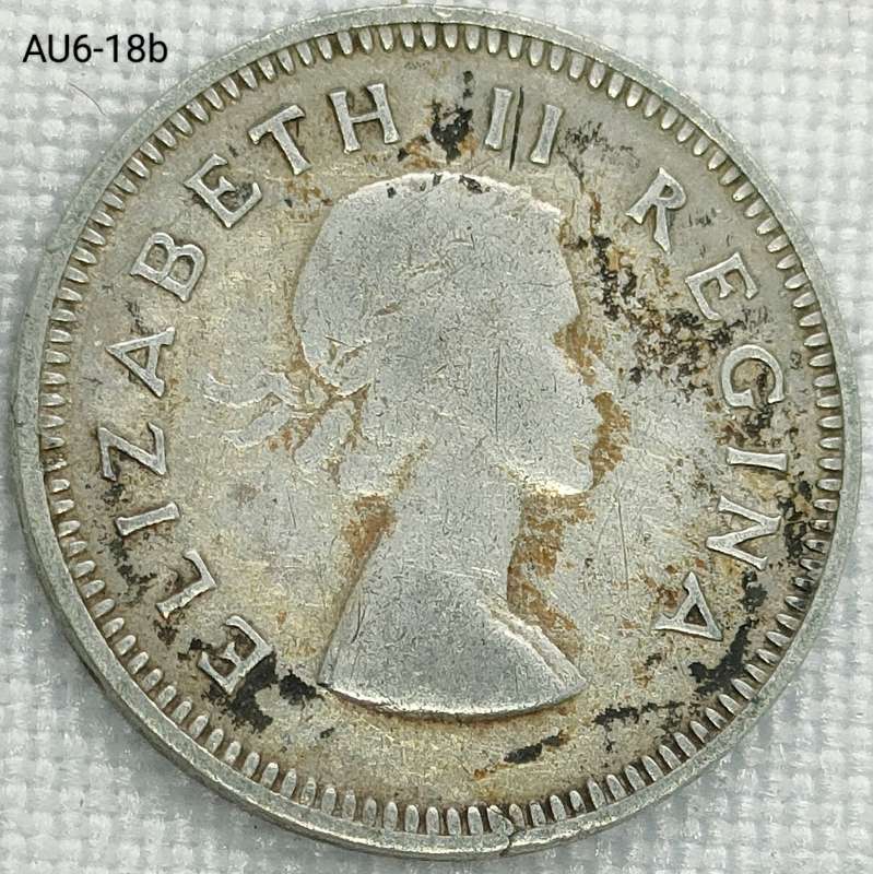 1953 Union of SA threepence - .500 silver coin
