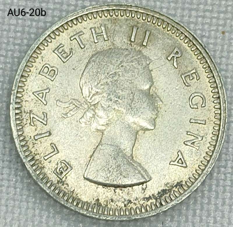 1958 Union of SA threepence - .500 silver coin
