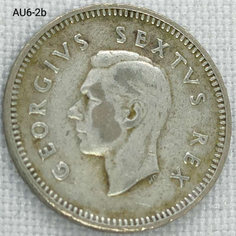 1952 Union of SA threepence - .500 silver coin