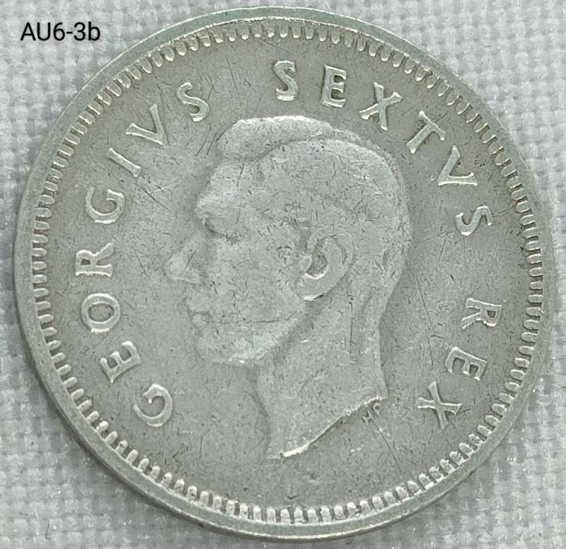 1950 Union of SA threepence - .800 silver coin