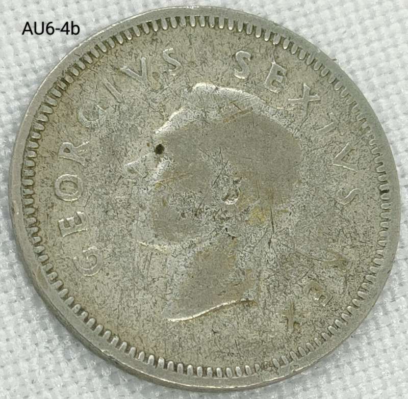 1951 Union of SA threepence - .500 silver coin