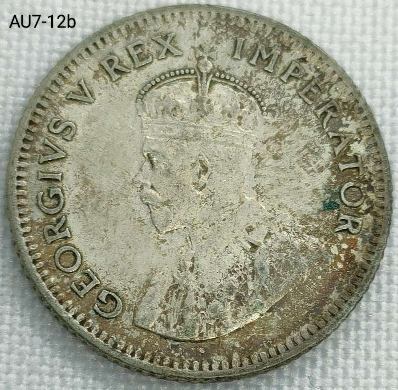 1934 Union of SA - sixpence - .800 silver coin