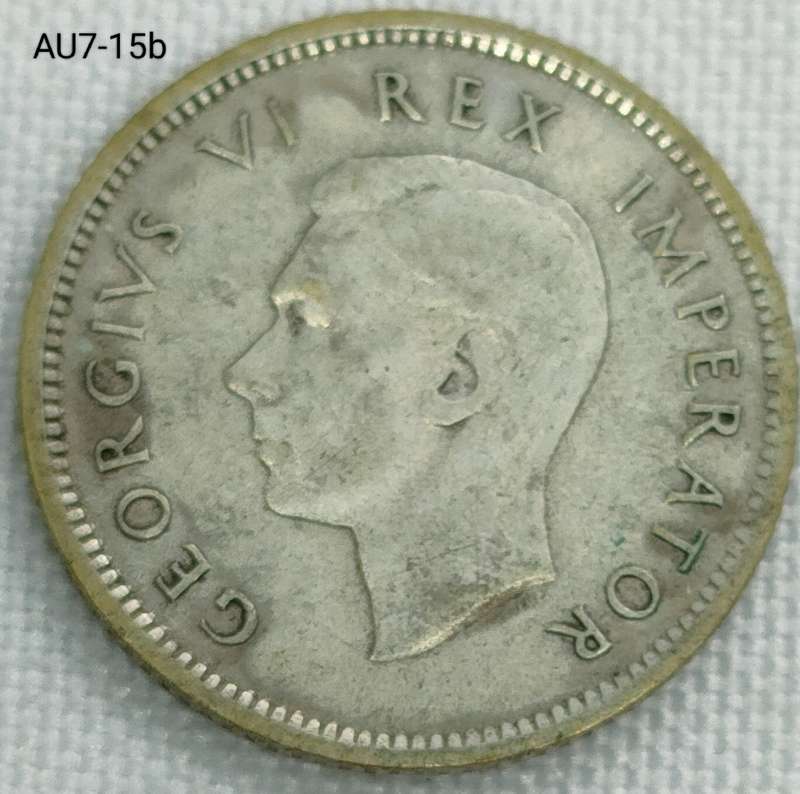1940 Union of SA sixpence - .800 silver coin