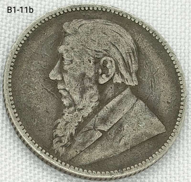 1894 ZAR 1 shillings - .925 coin
