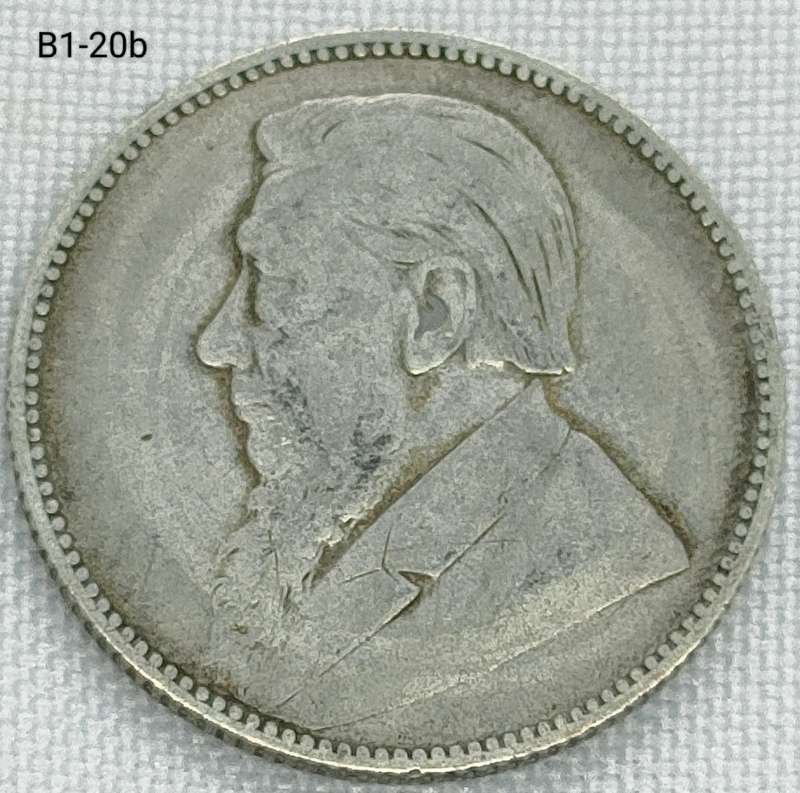 1894 ZAR 1 shillings - .925 coin
