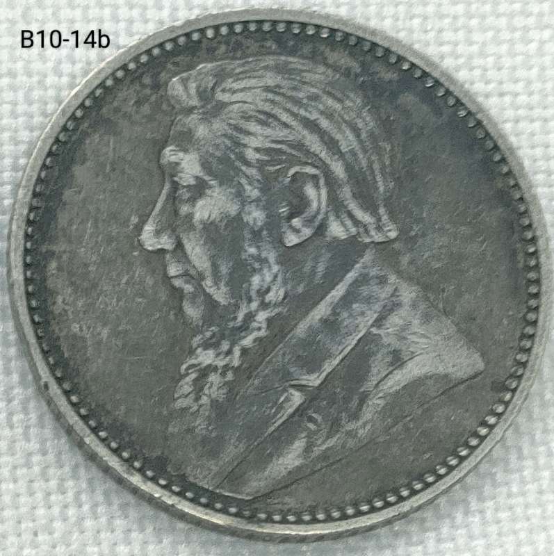 1897 ZAR sixpence - .925 coin