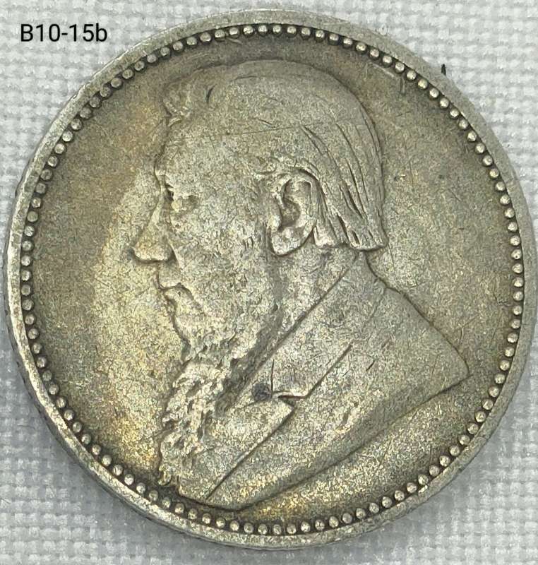 1896 ZAR sixpence - .925 coin