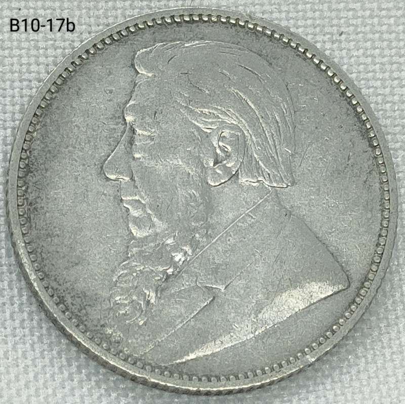 1896 ZAR 1 shilling - .925 coin