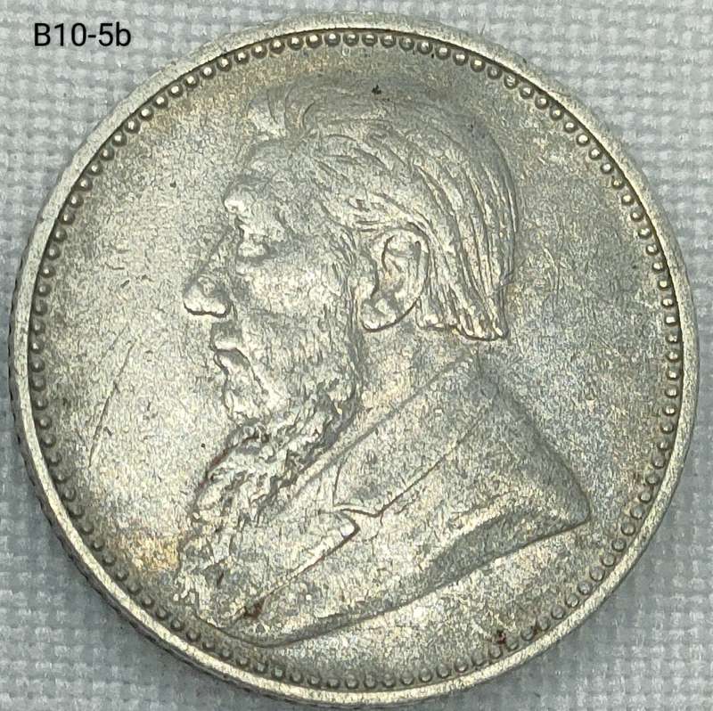 1897 ZAR sixpence - .925 coin