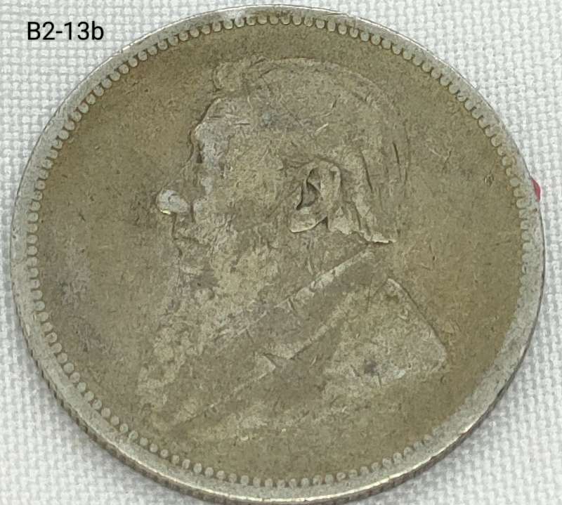 1895 ZAR 2 shillings - .925