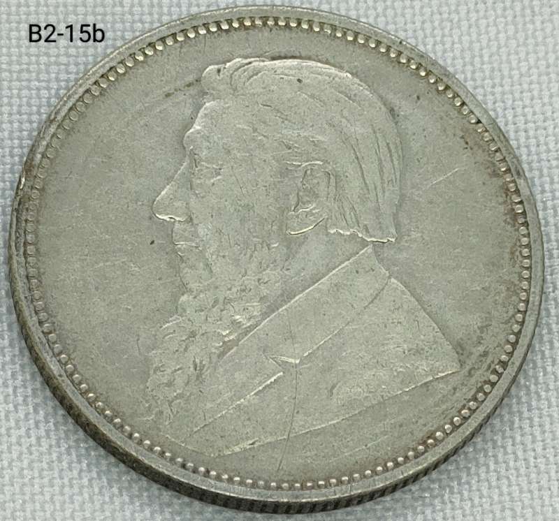 1897 ZAR 2 shillings -.925 coin