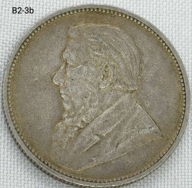 1897 ZAR 2 shillings - .925 coin