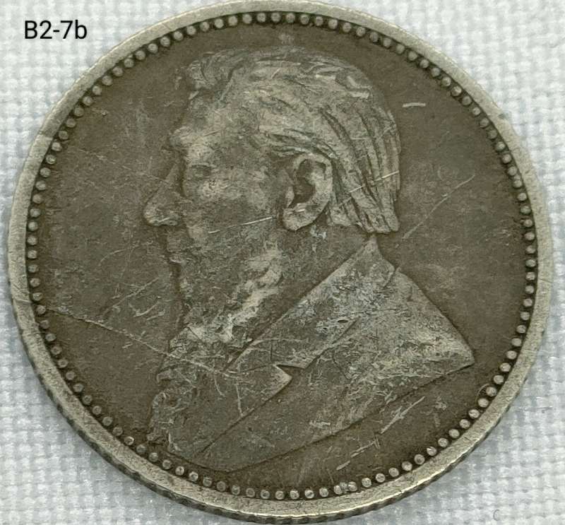1893 ZAR sixpence - .925 coin