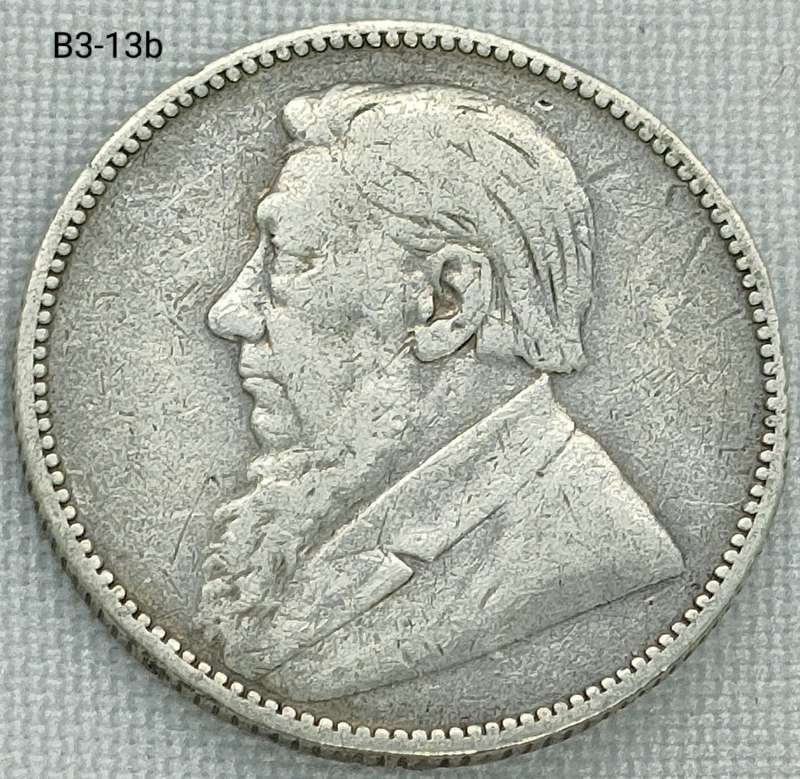 1895 ZAR 1 shilling - .925 coin