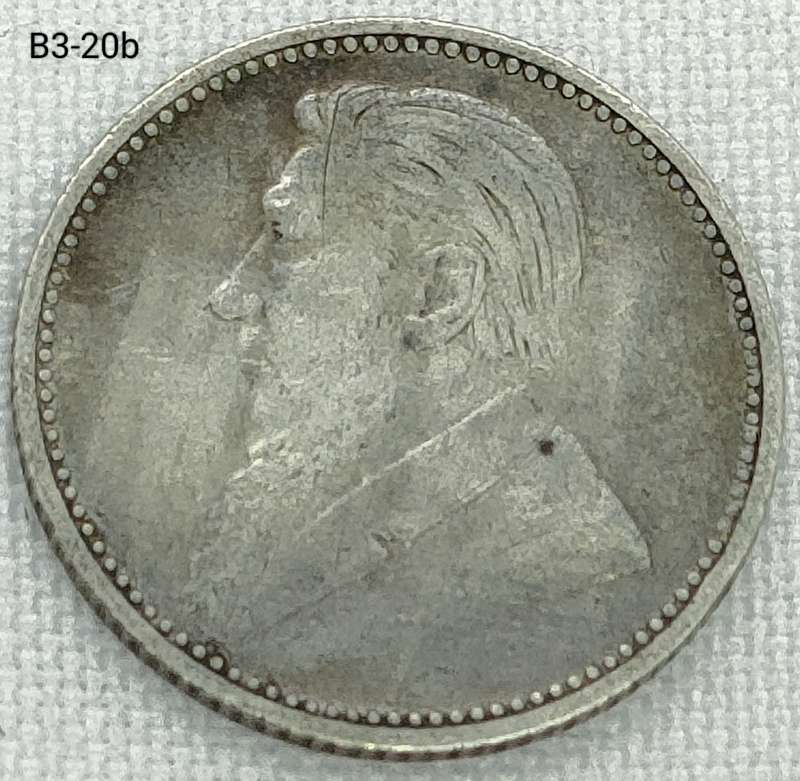 1892 ZAR sixpence - .925 coin