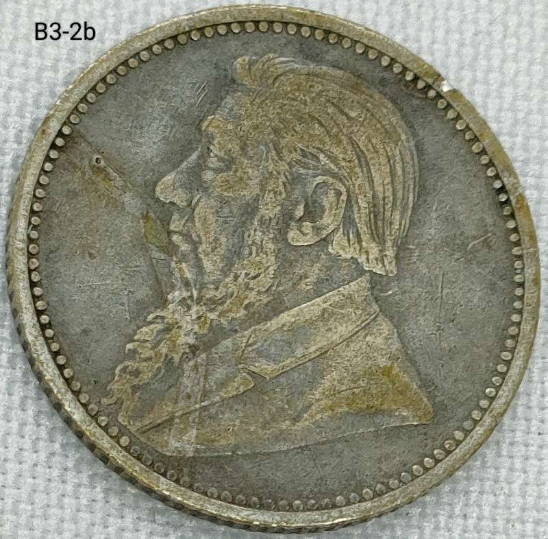 1894 ZAR sixpence - .925 coin