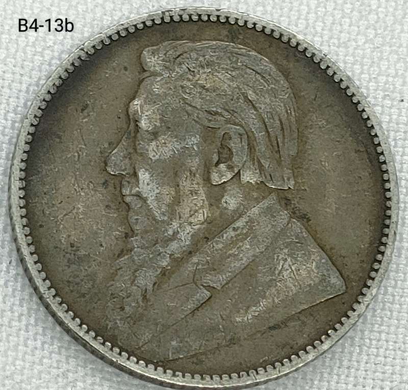 1897 ZAR 1 shilling - .925 coin