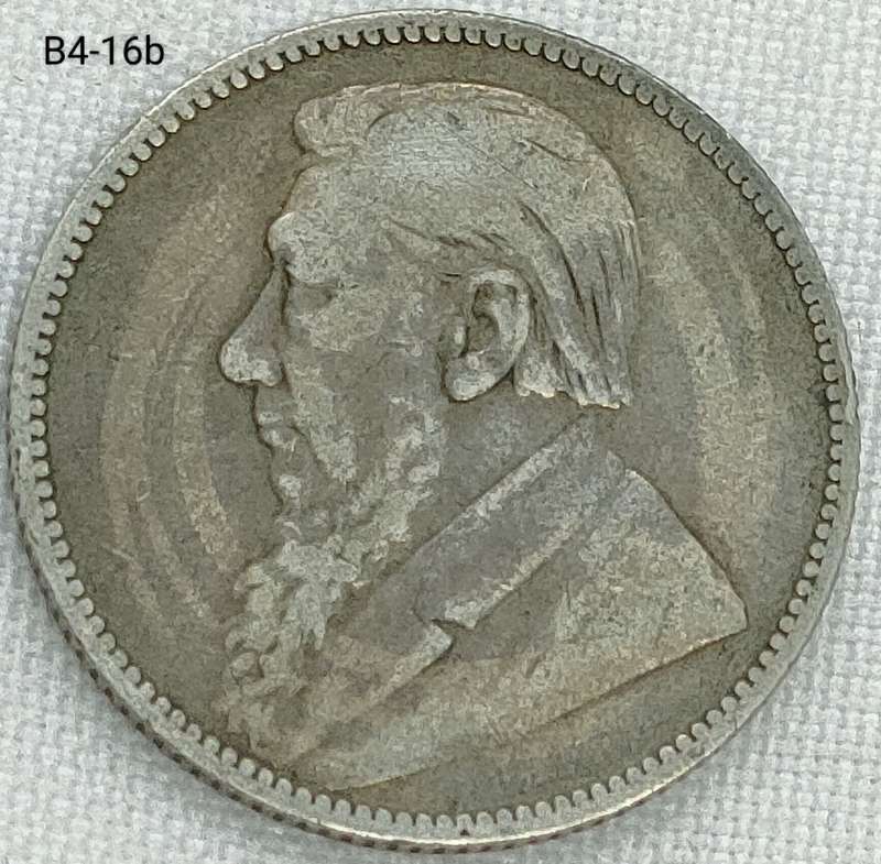 1896 ZAR 1 shilling - .925 coin