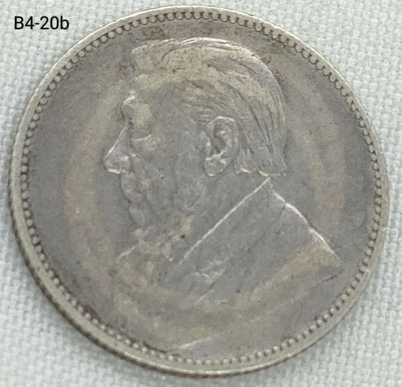1895 ZAR 1 shilling - .925 coin