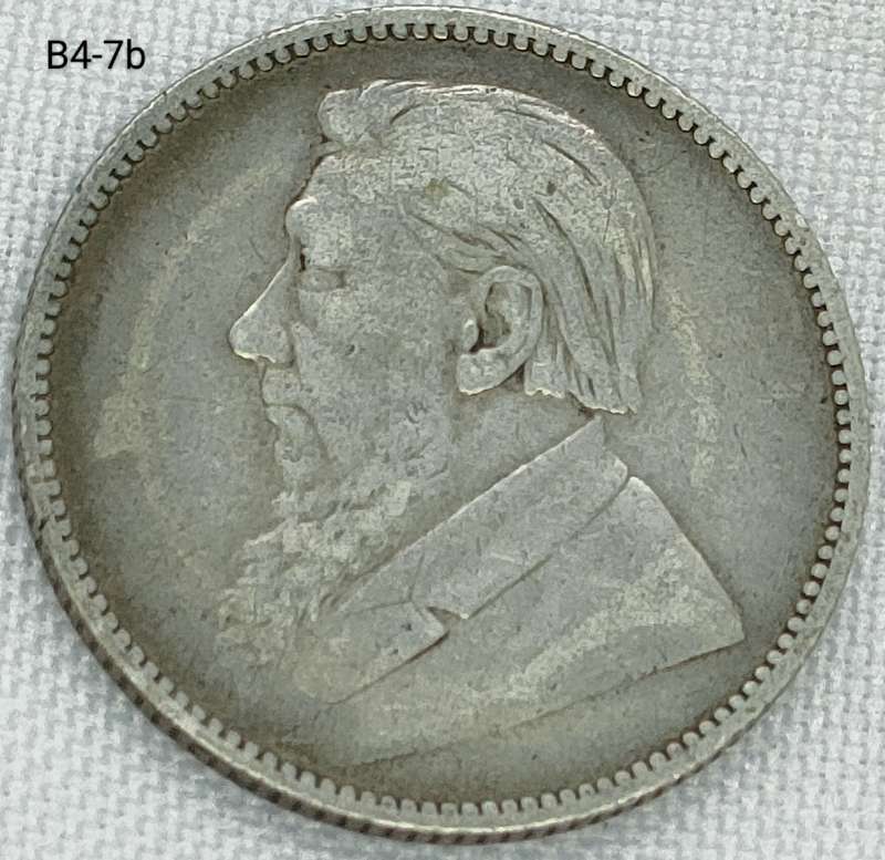 1896 - ZAR 1 shilling.925 coin