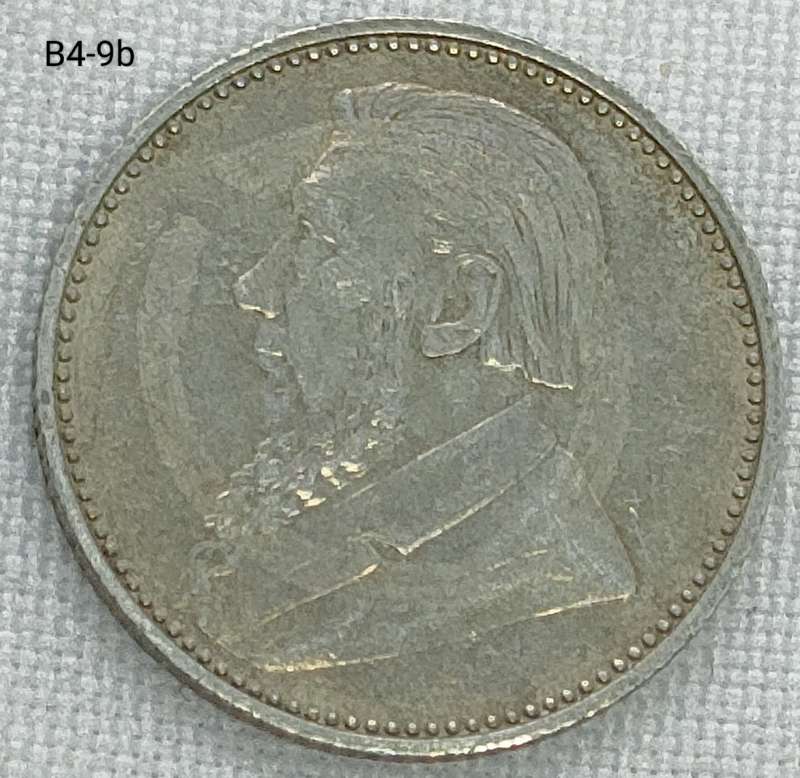 1897 ZAR sixpence - 925 coin