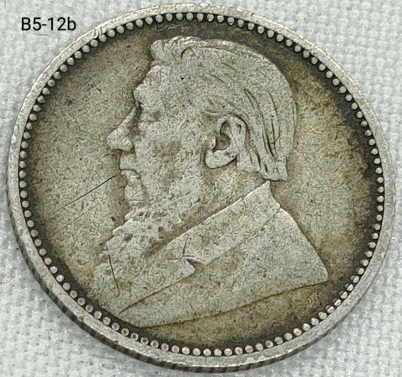 1896 ZAR sixpence - .925 coin