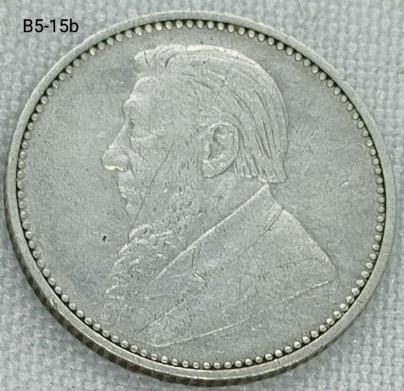 1896 ZAR sixpence - .925 coin