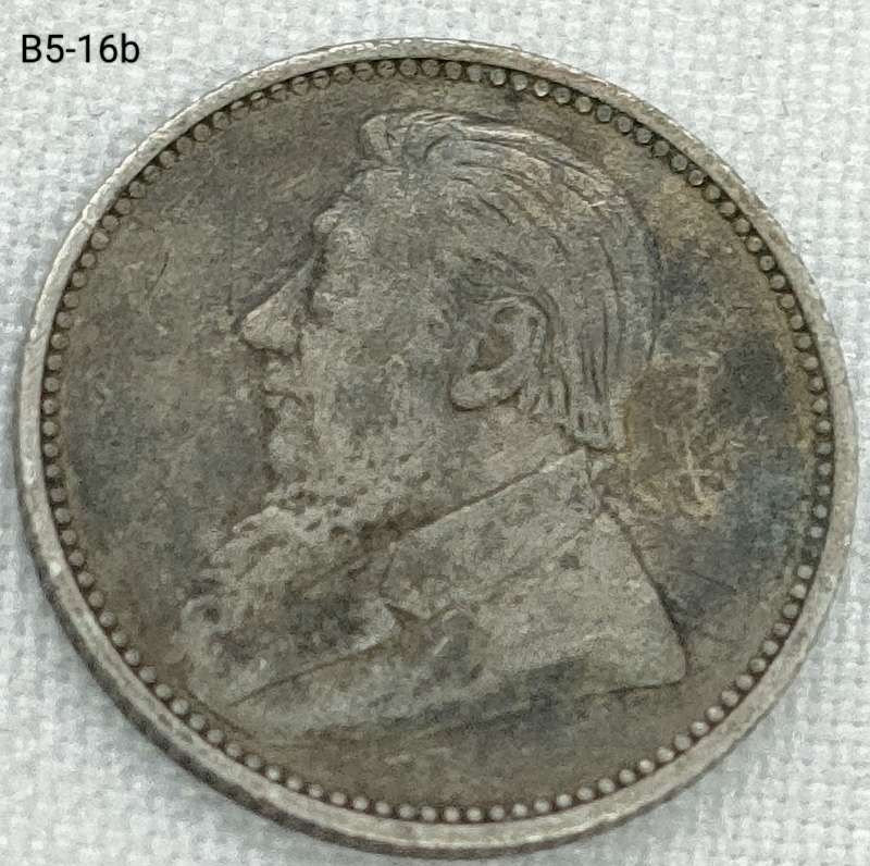 1896 ZAR sixpence - .925 coin