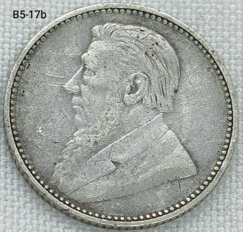 1896 ZAR sixpence - .925 coin