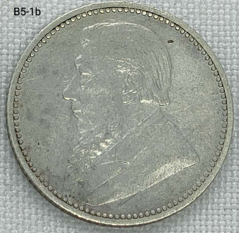 1896 ZAR sixpence - .925 coin