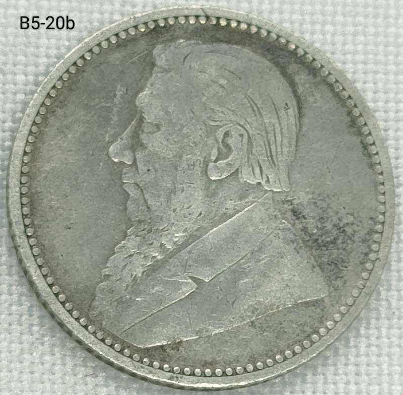 1897 ZAR sixpence - .925 coin