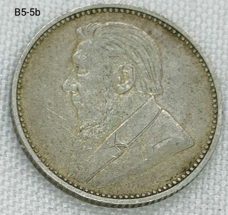 1897 ZAR sixpence - .925 coin
