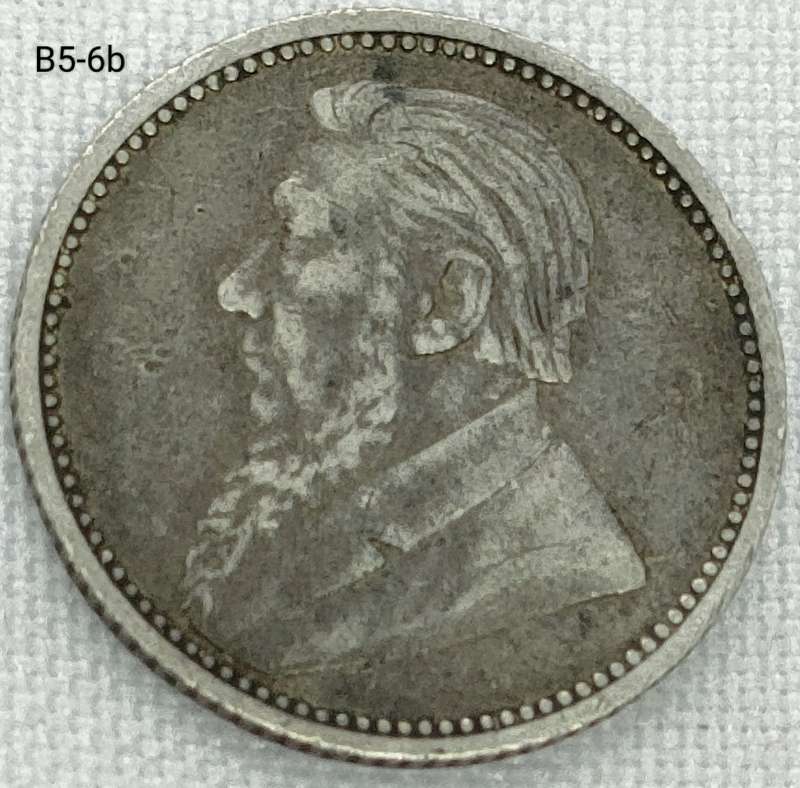 1894 ZAR sixpence - .925 coin