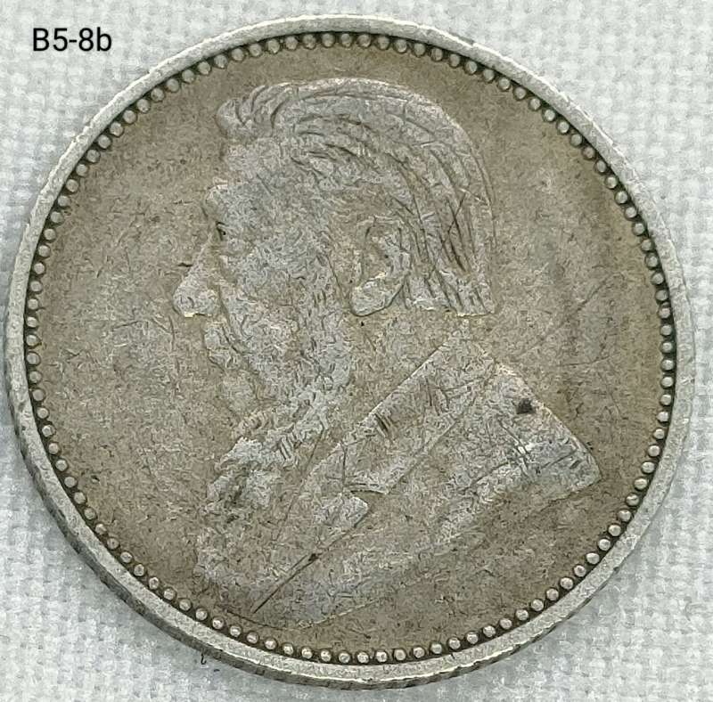 1896 ZAR sixpence - .925 coin