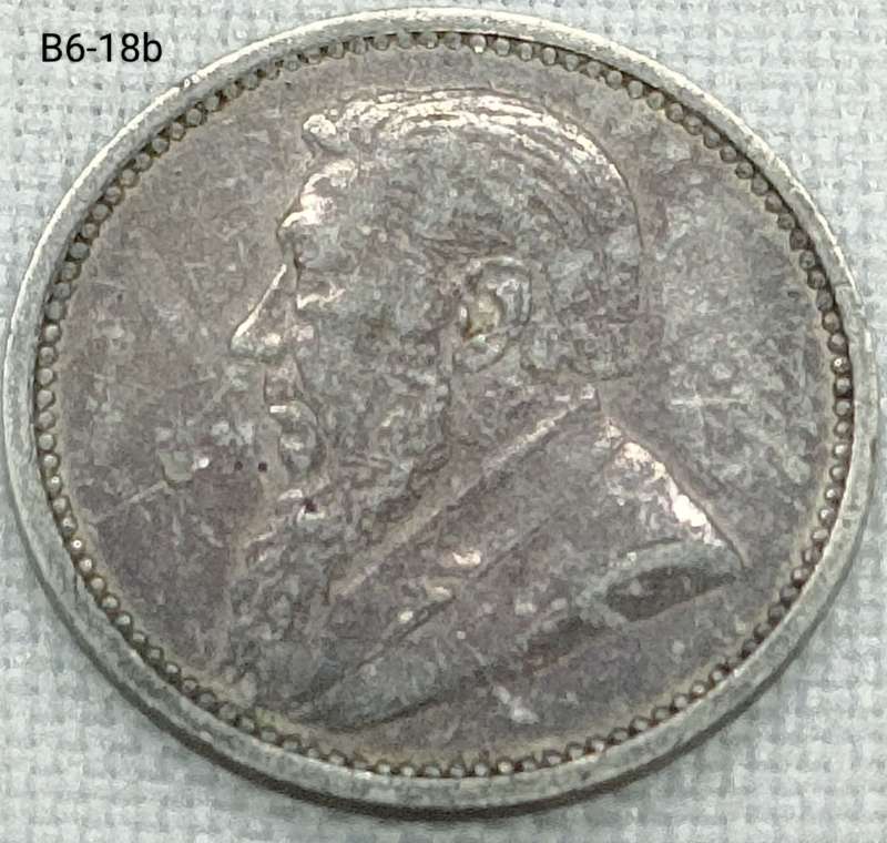 1897 ZAR threepence - .925 coin