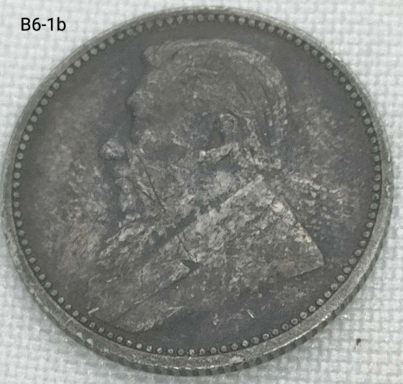 1894 ZAR sixpence - .925 coin