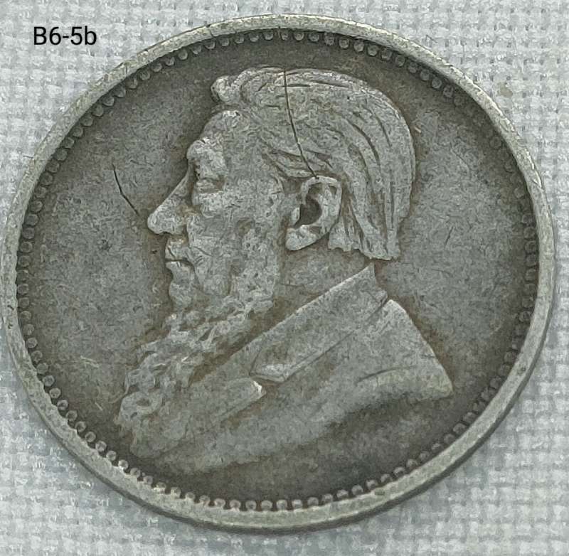1896 ZAR threepence - .925 coin
