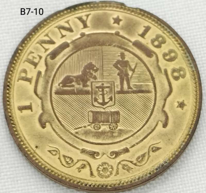 1898 ZAR penny