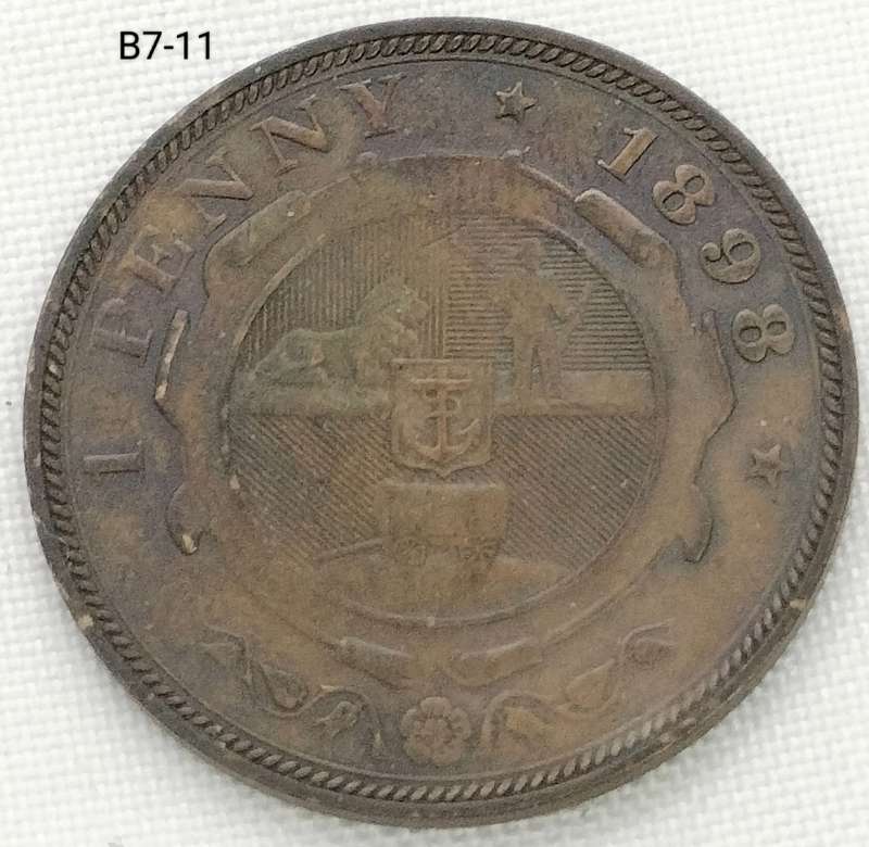 1898 ZAR penny