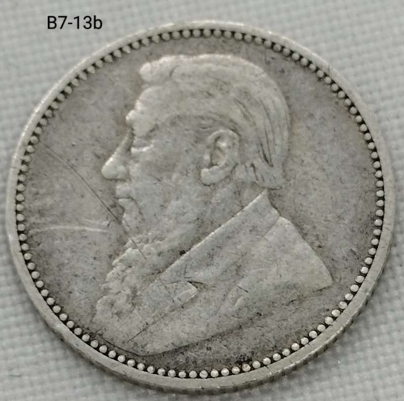 1896 ZAR sixpence - .925 coin