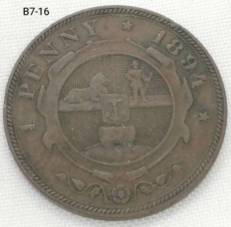 1894 ZAR penny