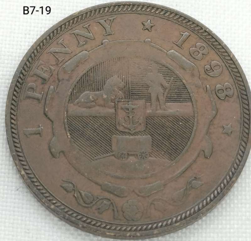 1898 ZAR penny