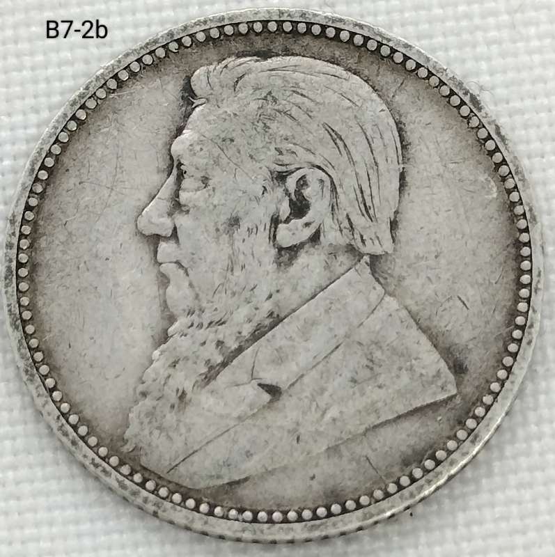 1896 ZAR sixpence - .925 coin