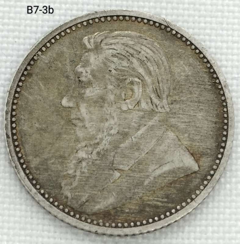 1895 ZAR sixpence - .925 coin