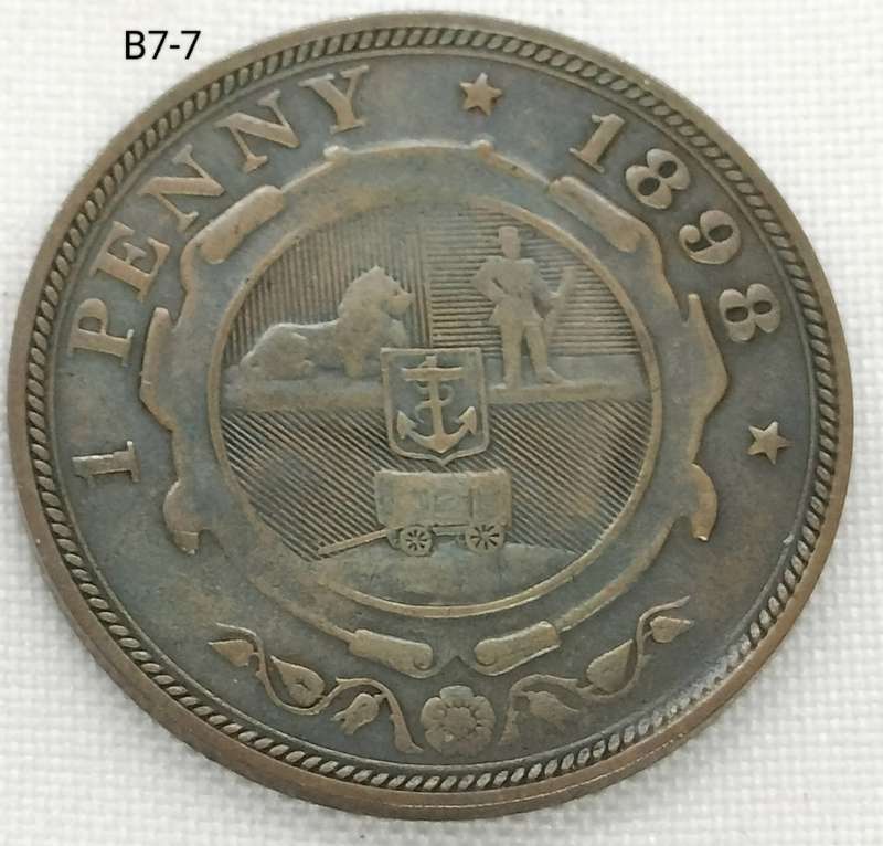 1898 ZAR penny