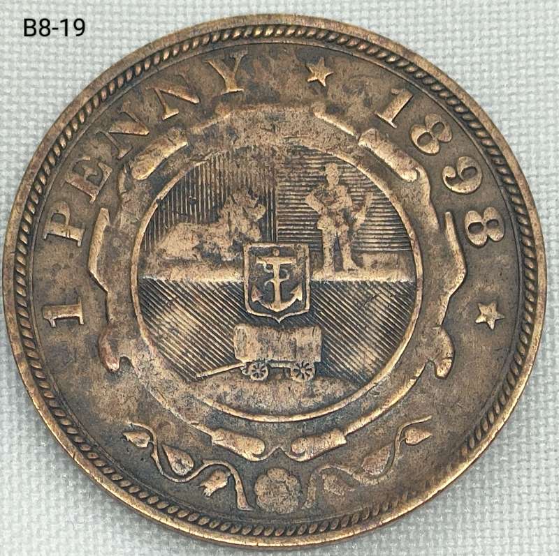 1898 ZAR penny