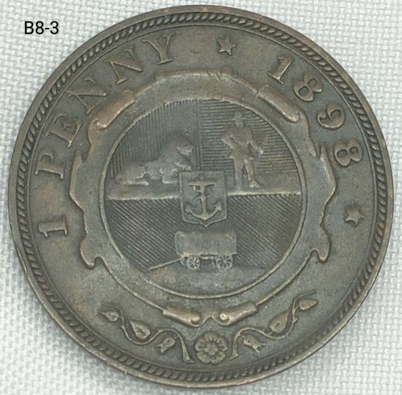1898 ZAR penny