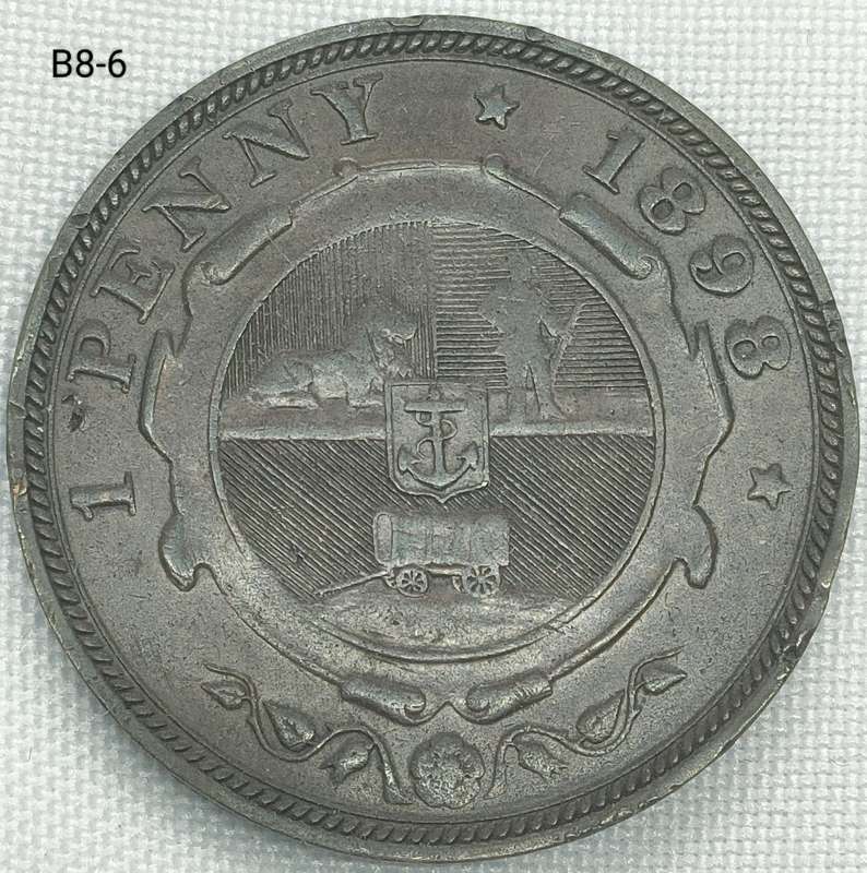 1898 ZAR penny