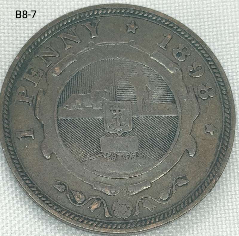 1898 ZAR penny