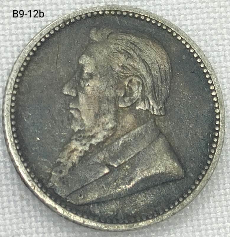 1896 ZAR sixpence - .925 coin